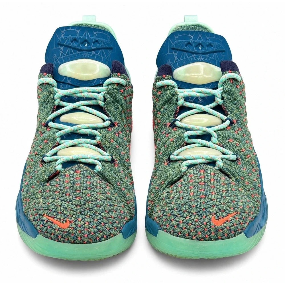 Nike LeBron 18 We Are Family GS Kids 7Y - Womens 8.5 Basketball Shoes CW2760-300